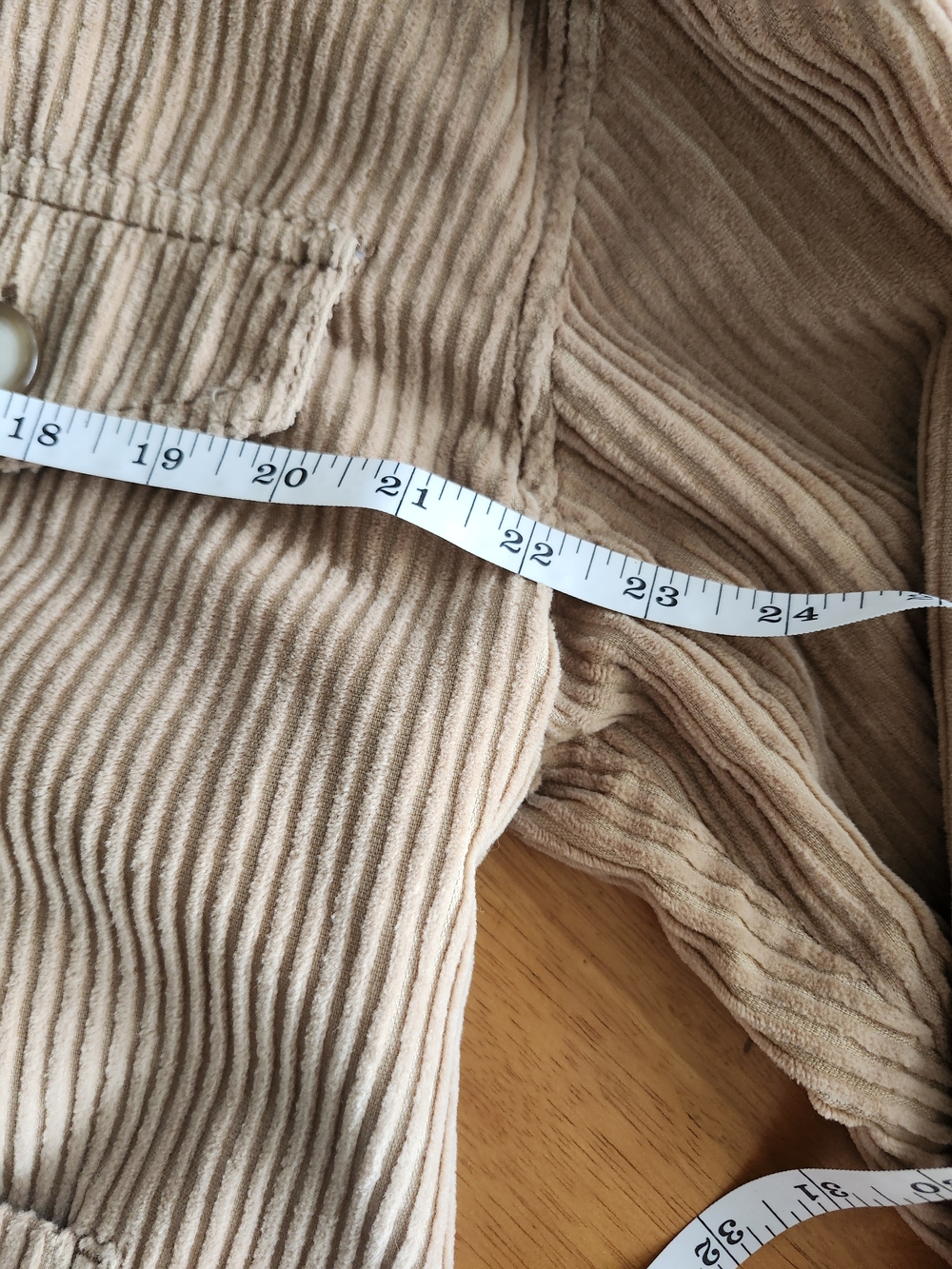 American Eagle Outfitters Tan Corduroy Jacket With Pockets - Picture 9 of 10